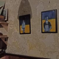 Het is gezellig ingericht at Szabad Bisztro in Budapest