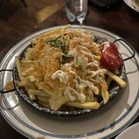 Dirty fries  at Szabad Bisztro in Budapest