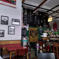 Interior at Szabad Bisztro in Budapest