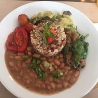 Main dish at Banana Verde in Sao Paulo