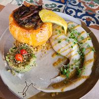 Bobó de shimeji at Banana Verde in Sao Paulo