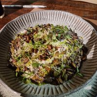 vegan risotto at Banana Verde in Sao Paulo