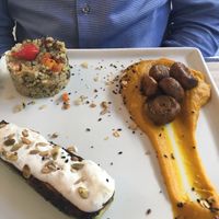 Mushroom zucchini amazingness at Banana Verde in Sao Paulo