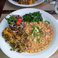 Plate of the day at Banana Verde in Sao Paulo