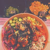 Poke bowl at BOWL.R in Balmain