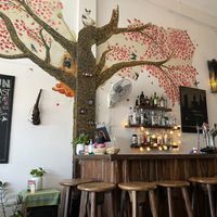 Interior of bar/restaurant   at Archers in Chiang Mai