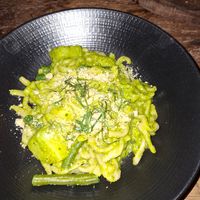 Pesto pasta at La Baracca in Pecatu