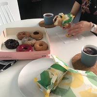 Mod donuts + subway's vegan sandwiches at MOD Donuts in Warsaw