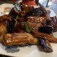 Eggplant in Brown Sauce  at Rui's Shanghai Bistro in Redlands