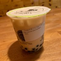 Matcha boba w/ red bean  at Taichi Bubble Tea in Tonawanda