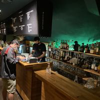 Bar at The Tube Bar in Luxembourg City