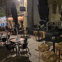 Terrace at The Tube Bar in Luxembourg City