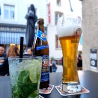 beer and mocktail at The Tube Bar in Luxembourg City