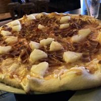 Hawaïen pizza  at The Tube Bar in Luxembourg City
