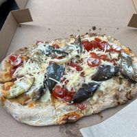 Vegan pinsa  at The Tube Bar in Luxembourg City