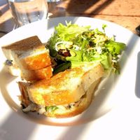 Wild Mushroom & Grilled Cheese Sandwich  at Greens Restaurant in San Francisco