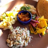 Indian Thali  at Greens Restaurant in San Francisco