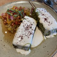 Tofu skewers   at Greens Restaurant in San Francisco