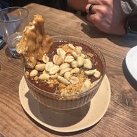 Peanut butter mousse  at Greens Restaurant in San Francisco