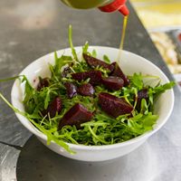 Beetroot...yummm at The Pizza Maker in Petersham