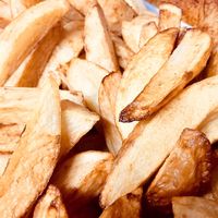 Papas fritas naturales at Liberty Bar in Montevideo