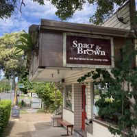 Outside at Snag & Brown in Annerley