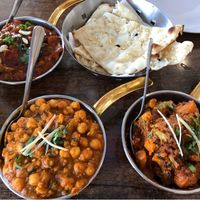 Vegan dinner  at Indian Affair in Taupo