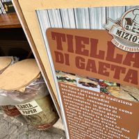 menu at Mizio's in Rome