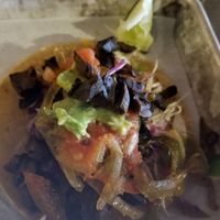 Hongo taco with no cheese at Social Cantina in Bloomington