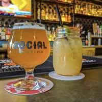 Tons of drink options at Social Cantina in Bloomington