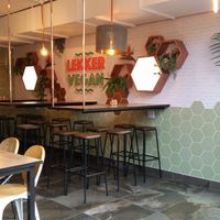 Inside at Lekker Vegan Cafe - Kloof St in Cape Town