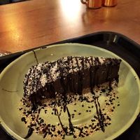 Choc Cake Dessert at Lekker Vegan Cafe - Kloof St in Cape Town