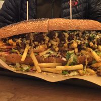 Gatsby Mincy at Lekker Vegan Cafe - Kloof St in Cape Town