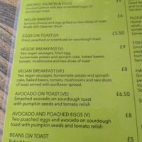 Menu at Granny Dowbekins Tearooms in Penrith