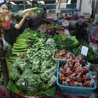 Local market at We Love Green in Chiang Mai