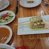 Satay tofu skewers at Coco Thai Cuisine in Orlando