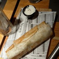 Burrito vegano at Txinuk in Getxo