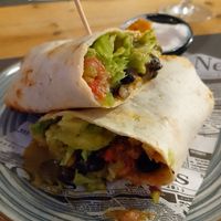 Burrito vegano at Txinuk in Getxo