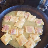 Vegan ravioli at Volt in Geel