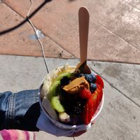 Aloha bowl at Veganautas Smoothie Bar in Loreto