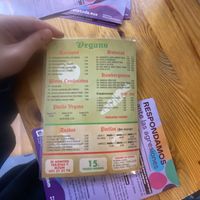 Vegan menu October 2023  at Bizargorri Taberna in San Sebastian