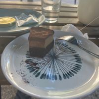 Tiramisu. Is amazing .. not so sweet  strong texture .. recommend   at Plantmilkyway in Budapest