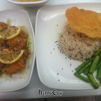 lemon 'chicken' at Loving Hut - Suntec City Mall in Central Singapore