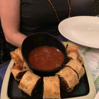 Delicious spring rolls! at Leopold Cafe in Mumbai