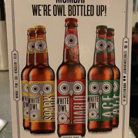 White Owl beer!! at Leopold Cafe in Mumbai