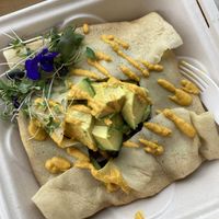 Curry crepe   at Barefoot Zone in Captain Cook