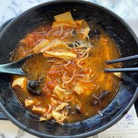 Level 1 spice. Perfect on a cold dayy #Veganuary at Sonogong Maratang 손오공 마라탕 - Hongdae in Seoul