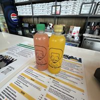 Watermelon and Mango Lemonade (so good!)  at World Famous House of Mac in Miami