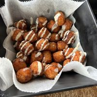 Sweet cinnamon sweet potato tots…Yummy   at World Famous House of Mac in Miami