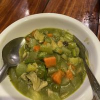 Green curry   at Kapphet Vegan in Vang Vieng